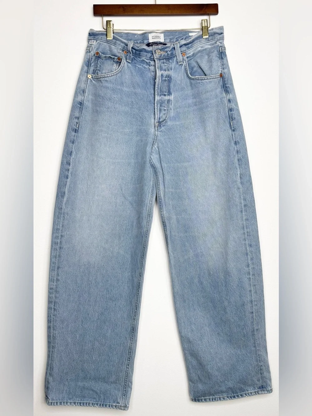 Citizens of Humanity Ayla Baggy Jeans in Skylights size 27 - Picture 10 of 15